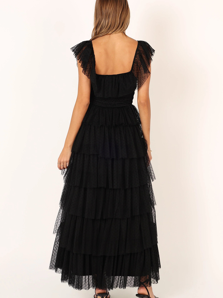 Belle Maxi Dress - Black 7
