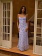 Azure Oasis Maxi Dress Blue - thumbnail 7