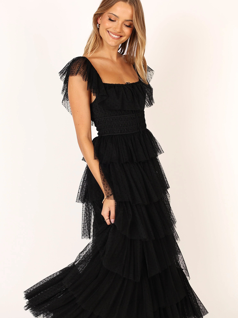 Belle Maxi Dress - Black 9
