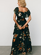 Carina Off Shoulder Maxi Dress | Deep Topaz Floral - thumbnail 4