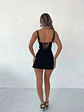 Bryony Mini Dress Black - thumbnail 4