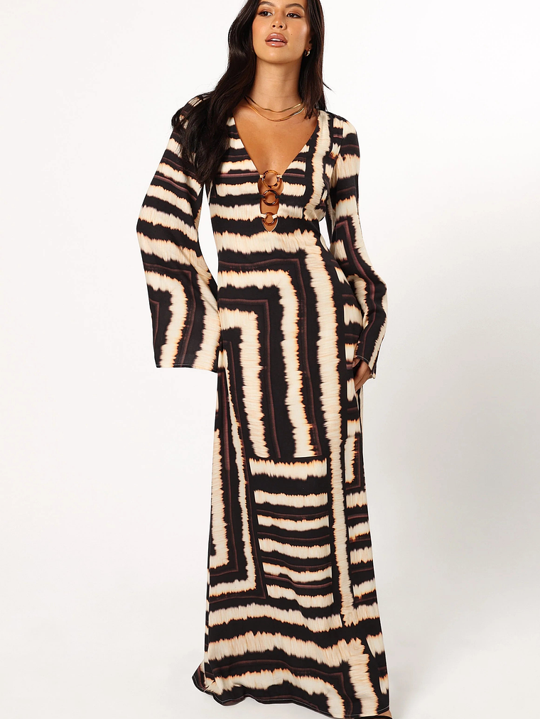 Azure Maxi Dress - Noria Print 5