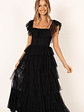 Belle Maxi Dress - Black - thumbnail 10