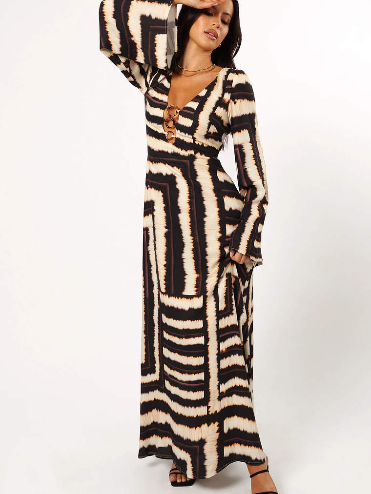 Azure Maxi Dress - Noria Print 6