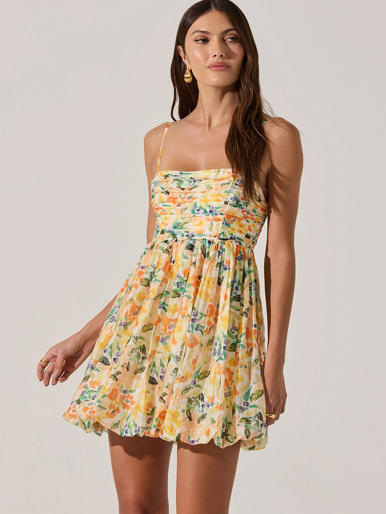 Bubble Floral Mini Dress 1
