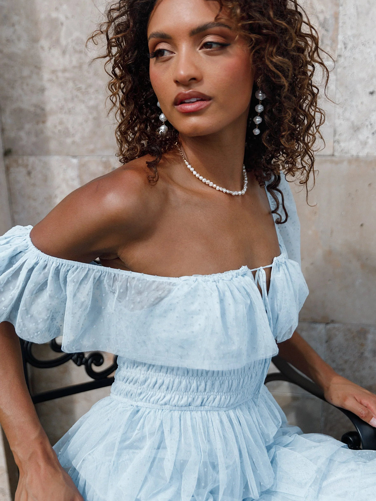 Belle Maxi Dress - Blue 10