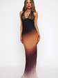 Beyond The Stars Maxi Dress Auburn Ombre - thumbnail 1