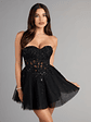 Carla Corset Tulle A-Line Mini Dress - thumbnail 5
