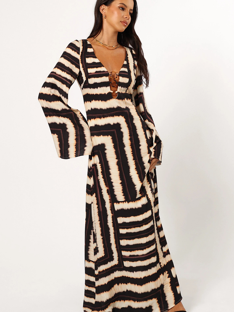 Azure Maxi Dress - Noria Print 8