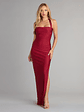 Beverly Halter Slit Long Formal Dress - thumbnail 13