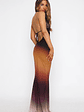 Beyond The Stars Maxi Dress Auburn Ombre - thumbnail 3