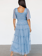 Bexley Tulle Dress | Dusty Blue - thumbnail 4