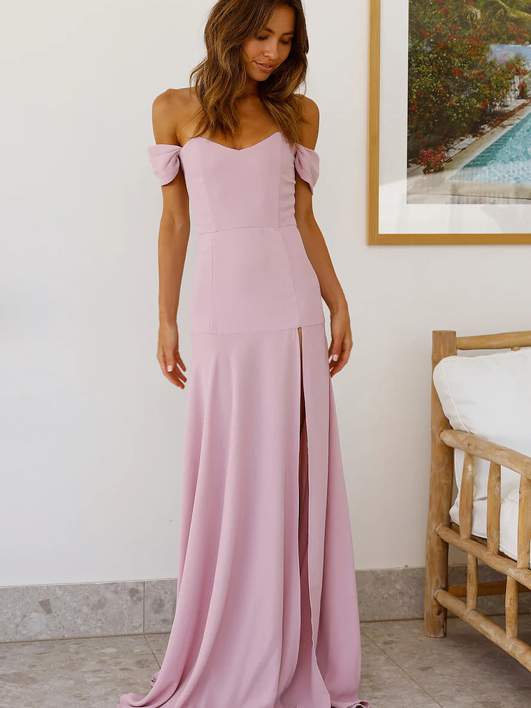 Blushing Cinderella Maxi Dress 3