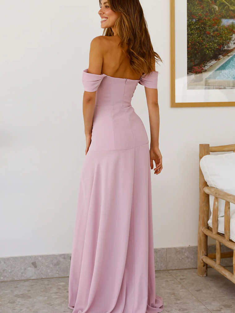 Blushing Cinderella Maxi Dress 4