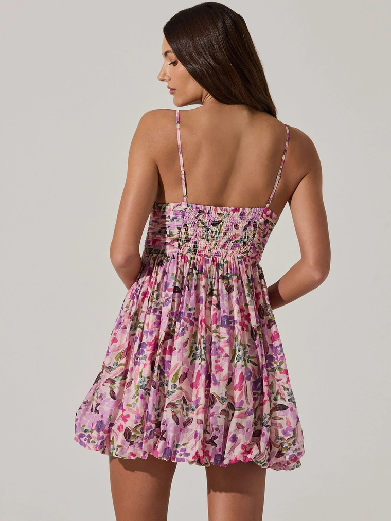 Bubble Floral Mini Dress 8