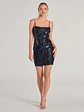 Beverly Lace-Up Bodycon Sequin Party Dress - thumbnail 13