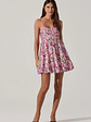 Bubble Floral Mini Dress - thumbnail 9