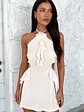 Bijou Mini Dress - Cream - thumbnail 2