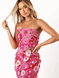 Butterfields Strapless Mini Dress - Hot Pink - thumbnail 3