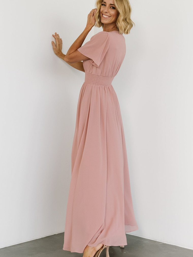 Birdie Maxi Dress | Blush 3