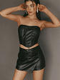 Audra Wrap Look Skort Black - thumbnail 8
