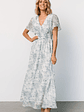 Birdie Maxi Dress | White + Sage Floral - thumbnail 2