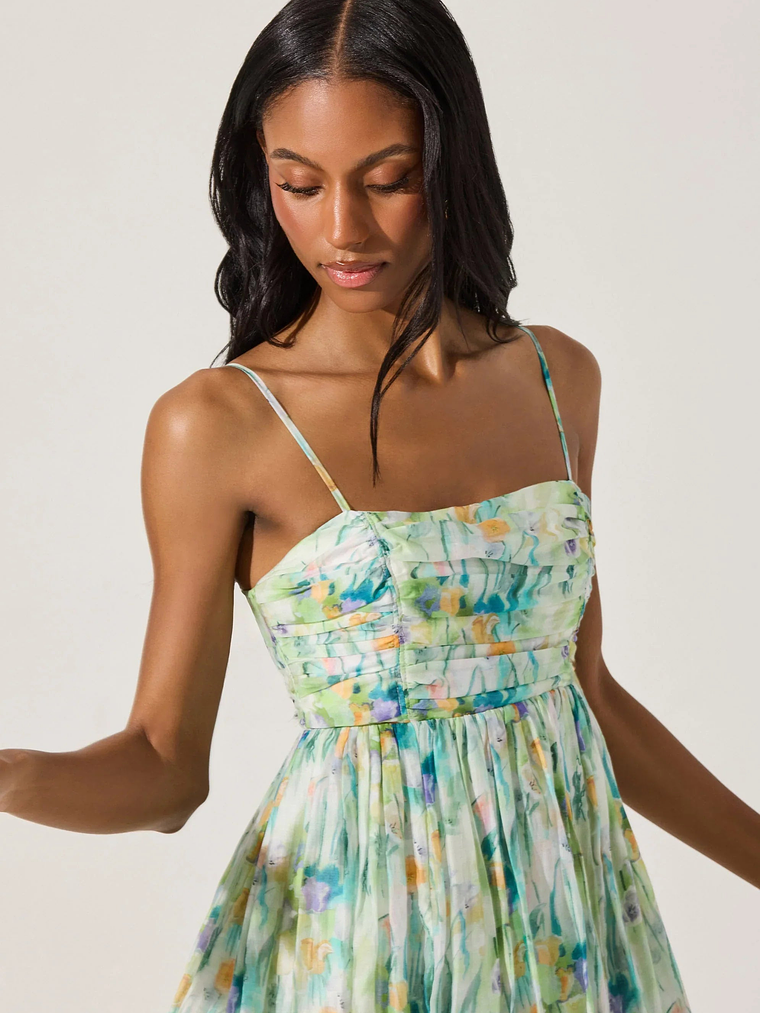 Bubble Floral Mini Dress 15