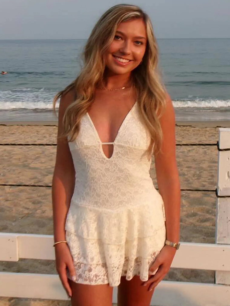 Boho Dreamer Ruffled Lace Romper 3