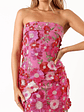 Butterfields Strapless Mini Dress - Hot Pink - thumbnail 7