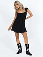 Carlita Mini Dress Black - thumbnail 3