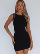Chill Mode Ribbed Mini Dress Black - thumbnail 6