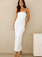 Crowned In Confidence Strapless Maxi Dress - thumbnail 2