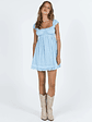 Carlita Mini Dress Blue - thumbnail 3