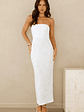 Crowned In Confidence Strapless Maxi Dress - thumbnail 11