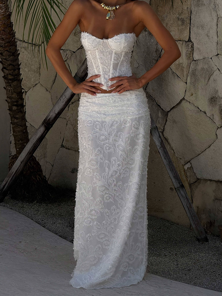 CATHERINE SKIRT IVORY 3