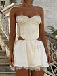 CATHIA MINI DRESS IVORY - thumbnail 1