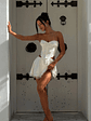 CATHIA MINI DRESS IVORY - thumbnail 2