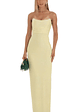 Corset Strapless Maxi Dress in Yellow - thumbnail 2