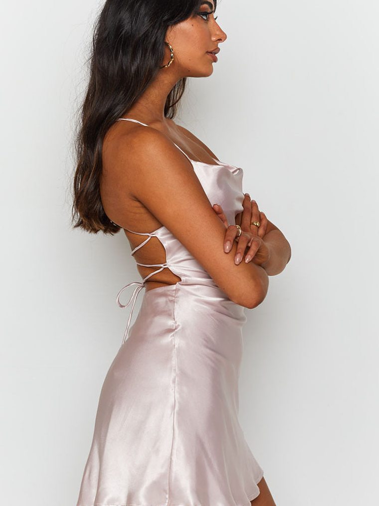 Come and Get It Party Dress Blush 9