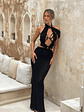 Christine Maxi Dress Black - thumbnail 3
