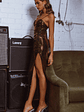 Dancing In September Thigh Split Sequin Dress Bronze - thumbnail 8