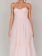 Dancing With Me Sweetheart Tulle Midi Dress Pink - thumbnail 4