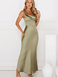 Crystal Luxe Satin Maxi Dress - thumbnail 1