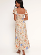 Cecelia Puff Sleeve Maxi Dress - Floral - thumbnail 4