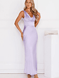 Crystal Luxe Satin Maxi Dress - thumbnail 2