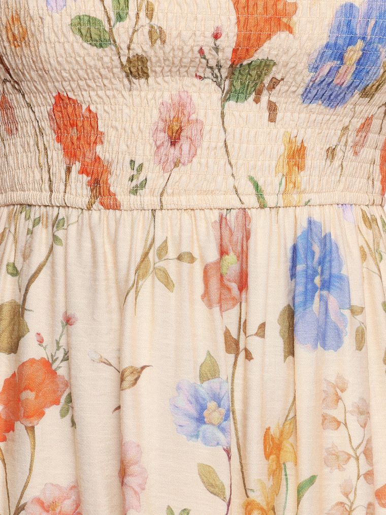 Cecelia Puff Sleeve Maxi Dress - Floral 6