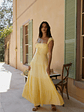 Crystal Waters Maxi Dress Yellow - thumbnail 4