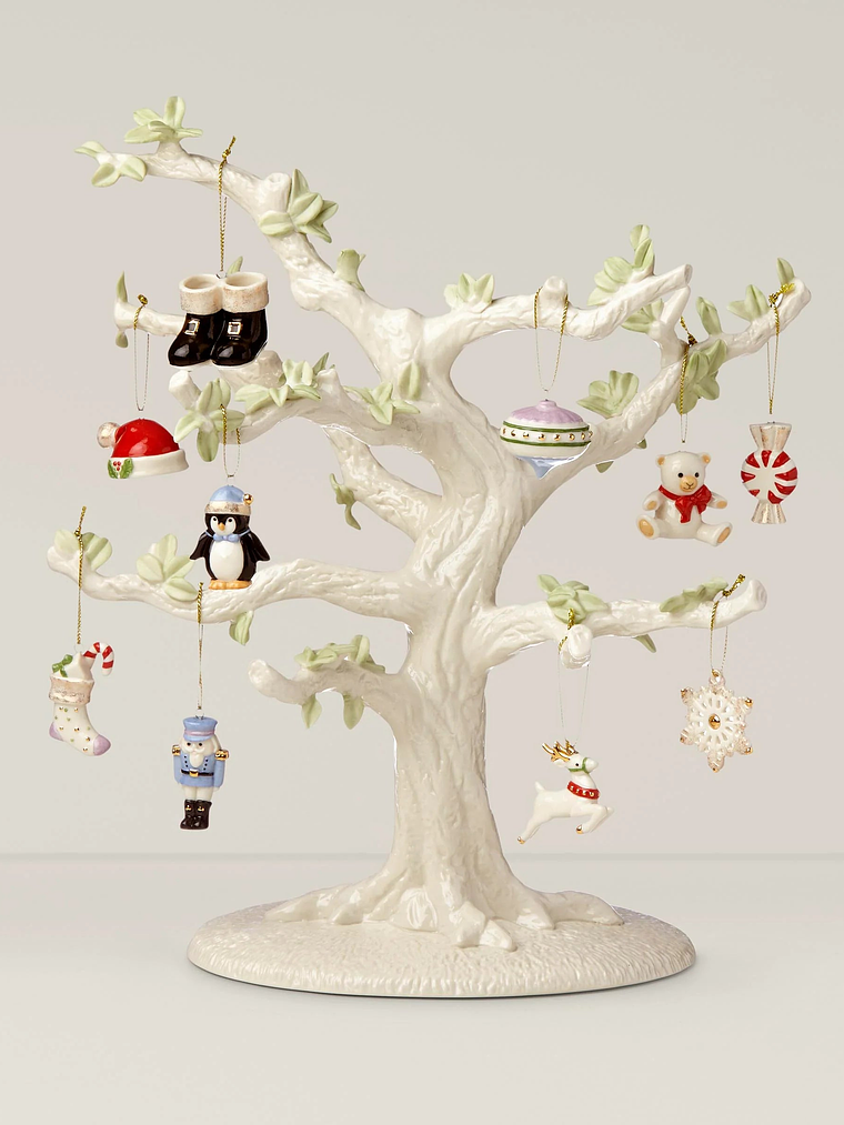 Christmas Memories 10-Piece Ornament & Tree Set 1