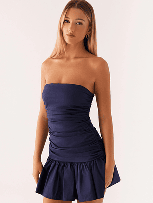 Carmel Mini Dress - Navy