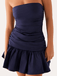 Carmel Mini Dress - Navy - thumbnail 5
